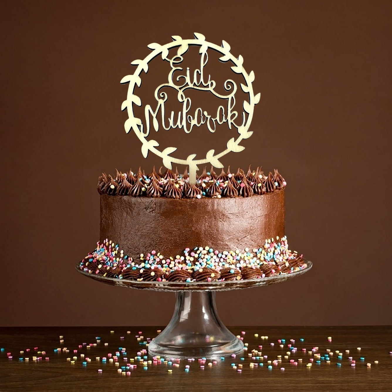 Eid Mubarak Cake Toppers