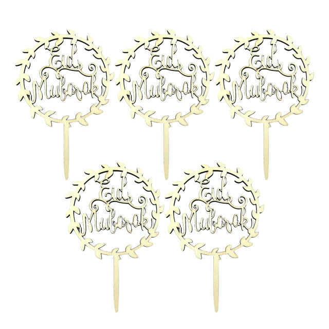 Eid Mubarak Cake Toppers